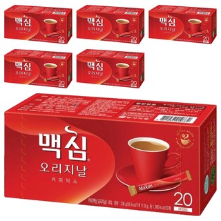 Maxim 麥心 經典原味三合一咖啡拿鐵 (隨身包), 11.8g, 20條, 6盒