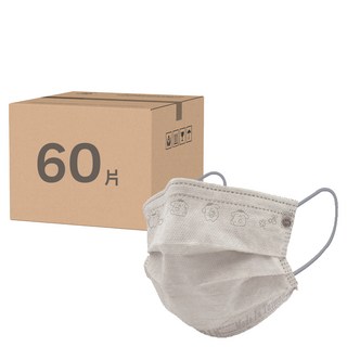 MITENXIN 天心生醫 醫療口罩 三麗鷗情境鋼印口罩 175 x 95mm, 卡其灰, 30片, 2盒