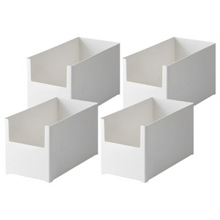 GAKYU 餐具收納盒 韓國製 白色, L, 4個