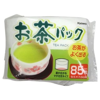 Kyowa 協和紙工 茶包袋 85枚 底部加寬設計, 1包, 單色