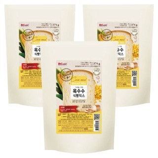 對麵包園充滿懷念的玉米麵包組合, 374g, 3個