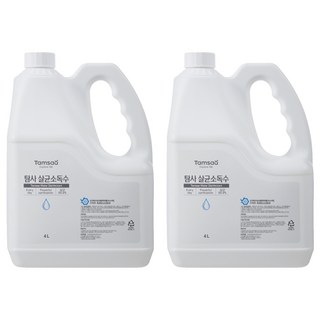 Tamsaa 次氯酸水補充裝 99.9% 強效殺菌, 4L, 2桶