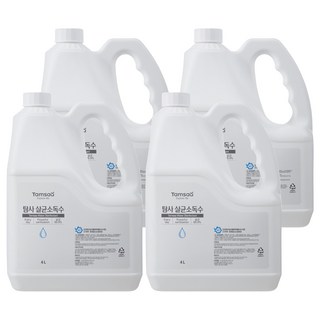 Tamsaa 次氯酸水補充裝 99.9% 強效殺菌, 4L, 4桶