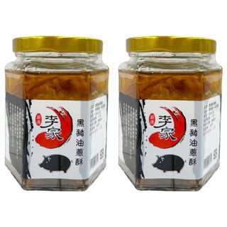 軒香 李家 黑豬油蔥酥, 230g, 2罐