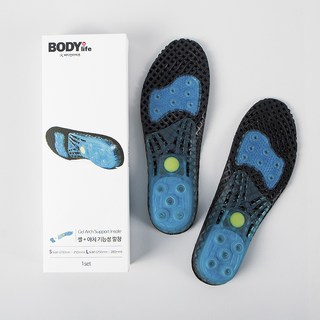 BODY in life 足弓支撐透氣減震運動鞋墊