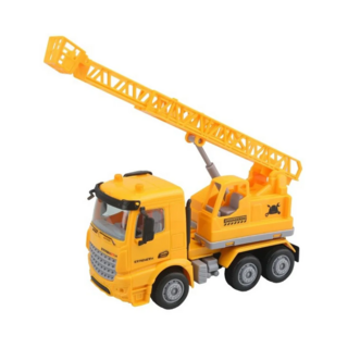 love color 樂彩森林 磨輪車系列, 1:40, 工程雲梯車 黃色, 1台