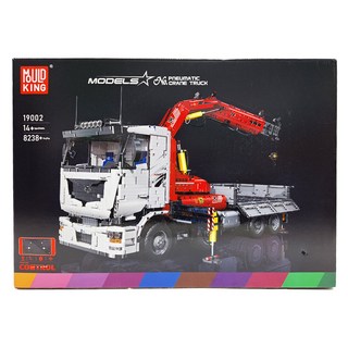 MOULD KING 宇星模王 氣動隨車大吊卡車電動版 8238+pcs 14+age, 隨車大吊卡車 多色, 不適用, 1盒