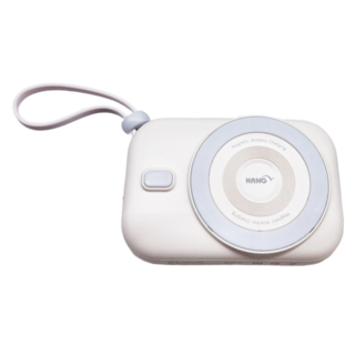 HANG 磁吸自帶式行動電源, PDC, 白色