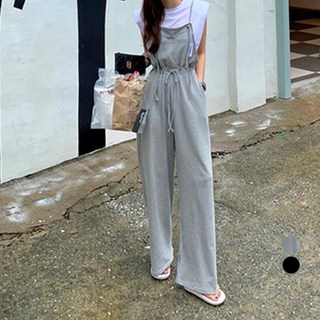 MeiChel 鬆緊綁帶吊帶連衣褲