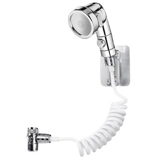 小麥購物 水龍頭一分二出水轉接組 L908 銀色, 1個