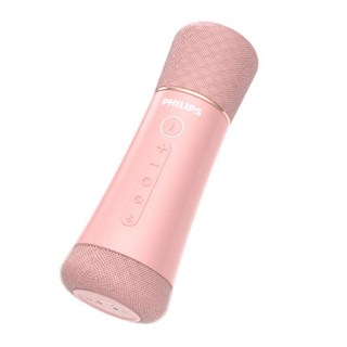PHILIPS 飛利浦 唱放一體K歌麥克風, DLM9317CP/96, 粉色