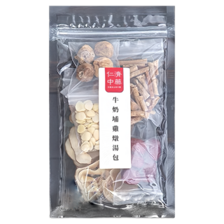 仁濟中藥 牛奶埔雞燉湯包, 54g, 1包