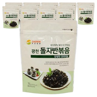 Saeron 廣川石盤炒海苔酥 原味, 70g, 10包