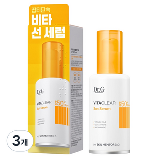 닥터지 비타 클리어 선 세럼 SPF50+ PA++++, 50ml, 3개