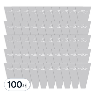 Khohimo 花束透明包裝袋 5W0353, 100個, 混合色