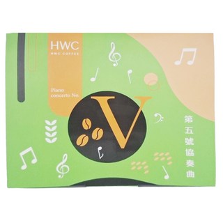 HWC 黑沃咖啡 濾掛式精品咖啡包 第5號協奏曲, 10g, 30包, 1盒
