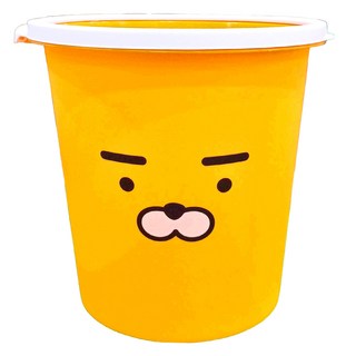 KAKAO FRIENDS 垃圾桶 Ø25x26.5cm, 1個, 黃