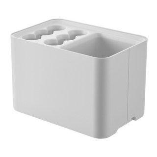 10格雨傘收納架, 1個, 灰色