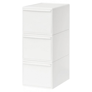 like-it日本製進口衣櫃用抽屜櫃 MOS-03, 白色