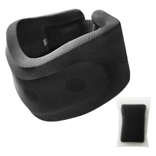 Dyubing 護頸帶 可水洗頸部支撐帶 黑色, 1個