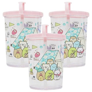 Sumikkogurashi 角落生物 吸管杯 280ml, 3個
