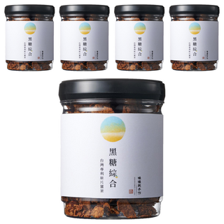 暖暖純手作 黑糖綜合薑茶 多種配料 減少糖份, 180g, 1罐, 5罐