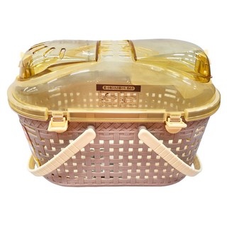 IRIS OHYAMA 愛麗思歐雅瑪 寵物外出提籃 MPC450, 茶色, 1個