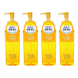 TISS COSMETIC 深層卸妝油, 320ml, 4瓶