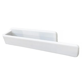 Simpler 吸鐵毛巾架, 700g, 1429 白色, 1個, 3 x 15 x 3cm