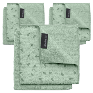 brabantia 超細纖維抹布 2件組 翡翠綠, 3套