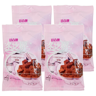 KAISER 甘百世 冬之願巧克力, 70g, 台灣製造, 濃郁巧克力, 4袋