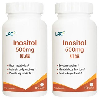 LAC 利維喜 食品錠 100錠, 500mg, 2罐
