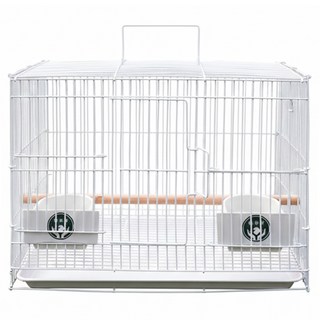 LIP Parrot 安全 鸚鵡保障 400 小型鳥籠, 1個, 白色