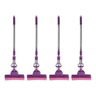 巧巧 一拖淨 雙滾輪膠棉拖把 B1537, 4個