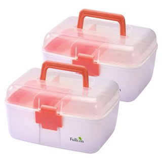 Fullicon 護立康 雙層家庭保健醫藥箱 FB003 粉色, 2個