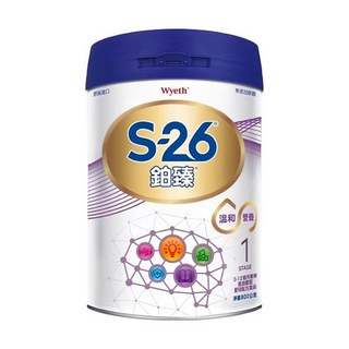 Wyeth 惠氏 S-26 鉑臻 Pro2 新升級嬰兒配方奶粉 1號 0~12個月, 800g, 1罐