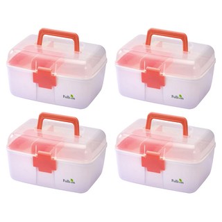 Fullicon 護立康 雙層家庭保健醫藥箱 FB003 粉色, 4個