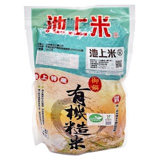 池上多力米 有機糙米, 700g, 1包