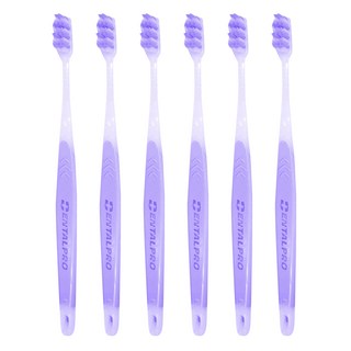 DENTALPRO 超極細毛牙刷 3列 軟毛 C321 顏色隨機, 1入, 6支