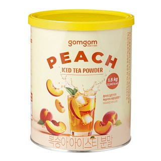 곰곰 복숭아 아이스티 분말, 1.5kg, 1개, 1개입