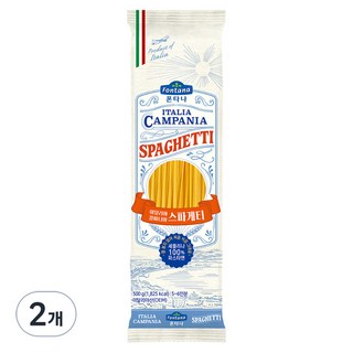 폰타나 이탈리아 캄파니아 스파게티, 500g, 2개