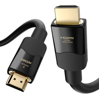 ARTMU ULTRA HIGH SPEED HDMI 2.1 認證 AOC 光纖纜線 黑色, 1個, 20m