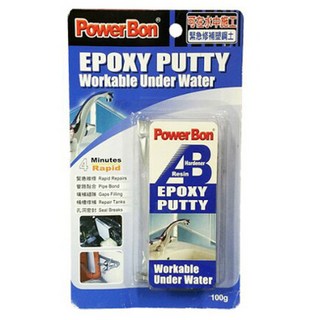 PowerBon 錫宏興業 水中施工緊急修補塑鋼土, 1個
