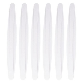 Bebehome 車用防撞膠條貼6件組, 白色, 1組