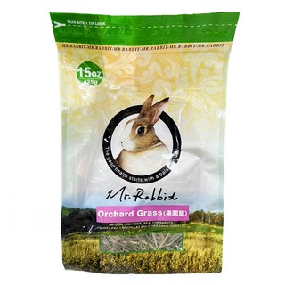 Mr.Rabbit 瑞比兔 果園草 425g 1包, 兔子/天竺鼠/倉鼠 營養均衡, 幫助消化, 天然草本