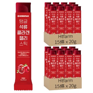 Htfarm 石榴膠原蛋白果凍條, 20g, 30條