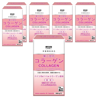 AJIOU 日本味王 第二代膠原蛋白 膠囊, 540mg, 60顆, 6盒