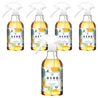 SOAPBERRY 古寶無患子 檸檬泡沫水垢清潔劑 無添加 純淨品質 高規格品管, 500g, 5瓶