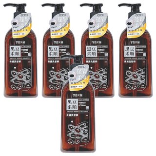 雪芙蘭 養護洗髮精 黑豆柔順, 5個, 500g