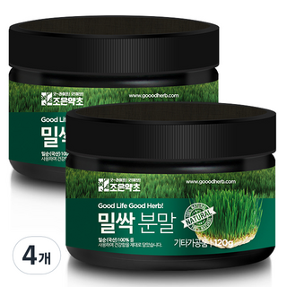 Choeun Herb 小麥草粉, 4個, 120g